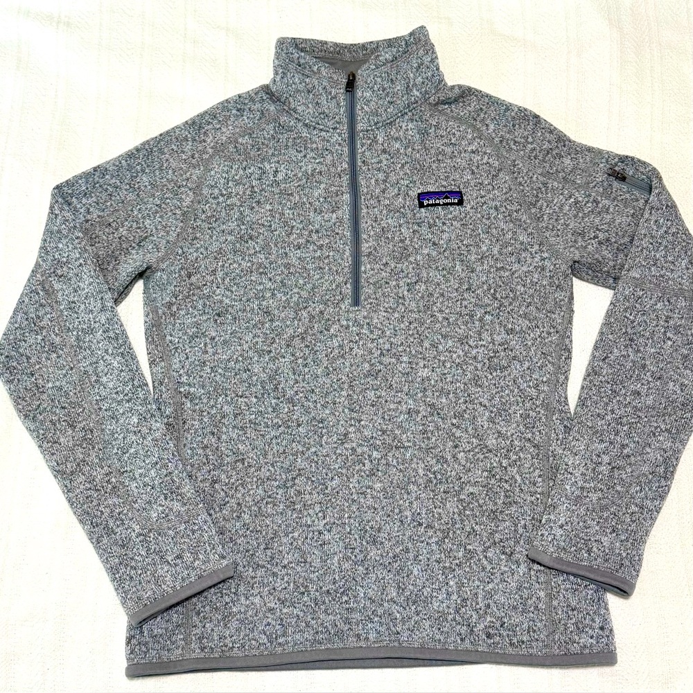 PATAGONIA | Women's Gray Better Sweater 1/4-Zip Fleece